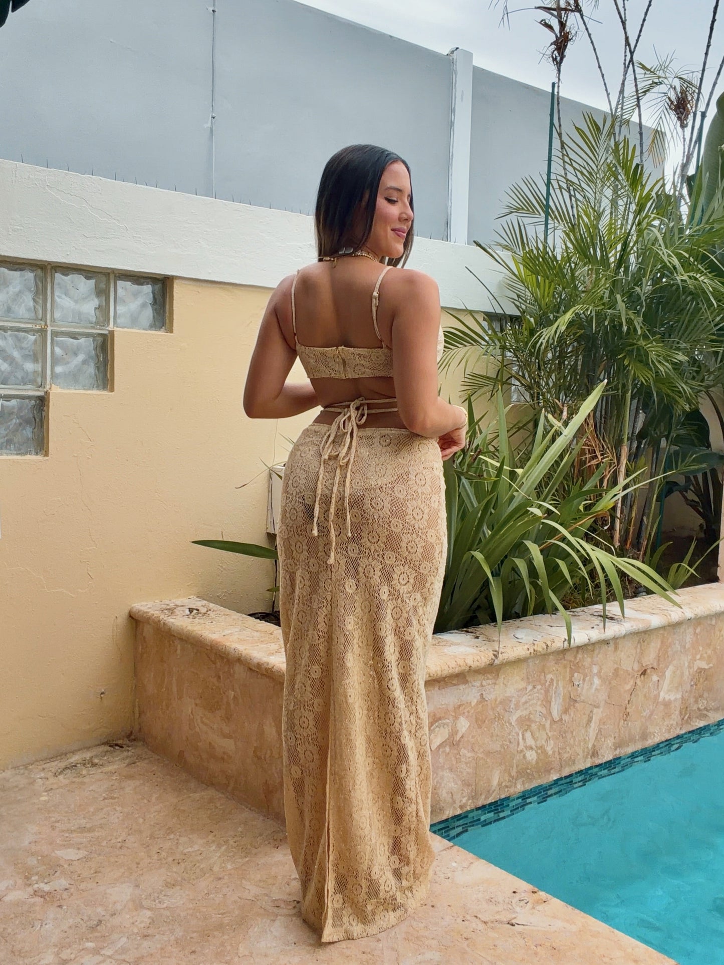 Bead Maxi Dress