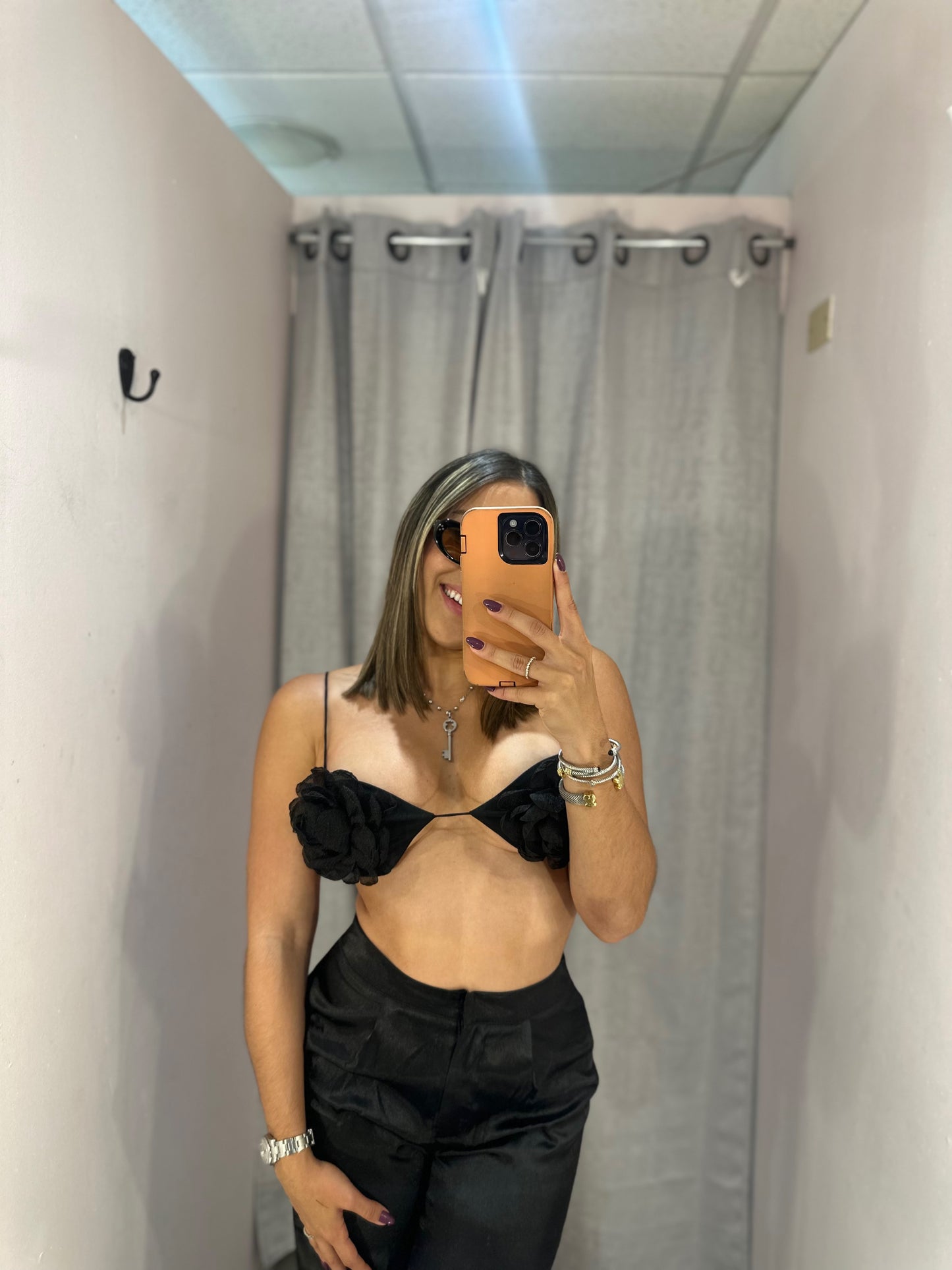 Black Flower Set