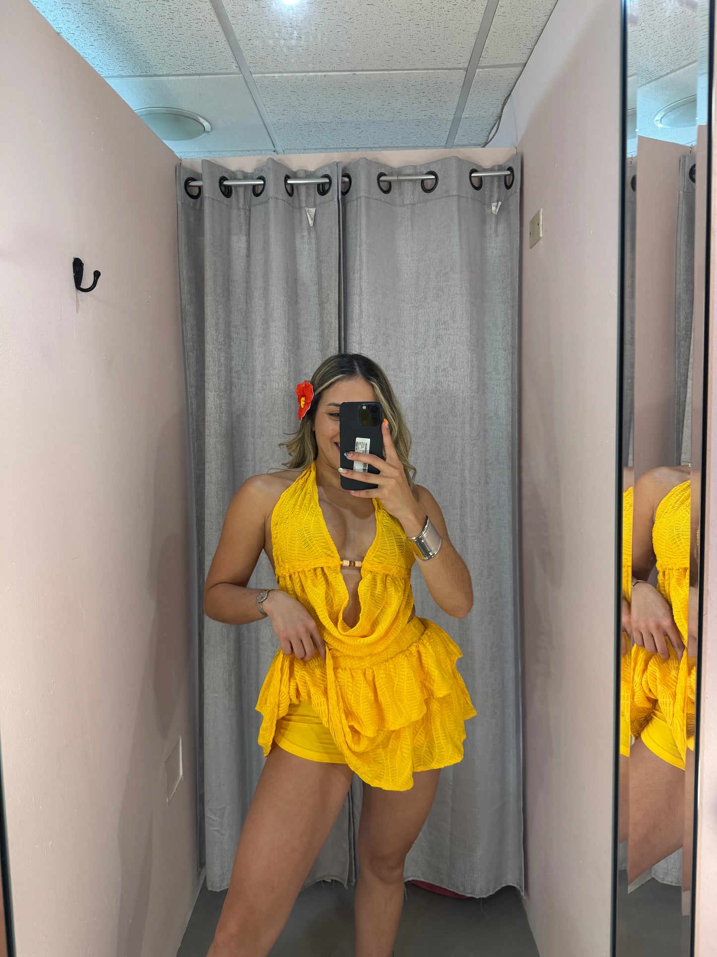 Yellow Skort Set