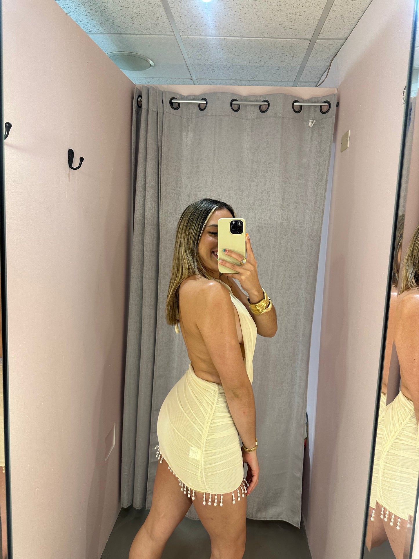 Cream Dress