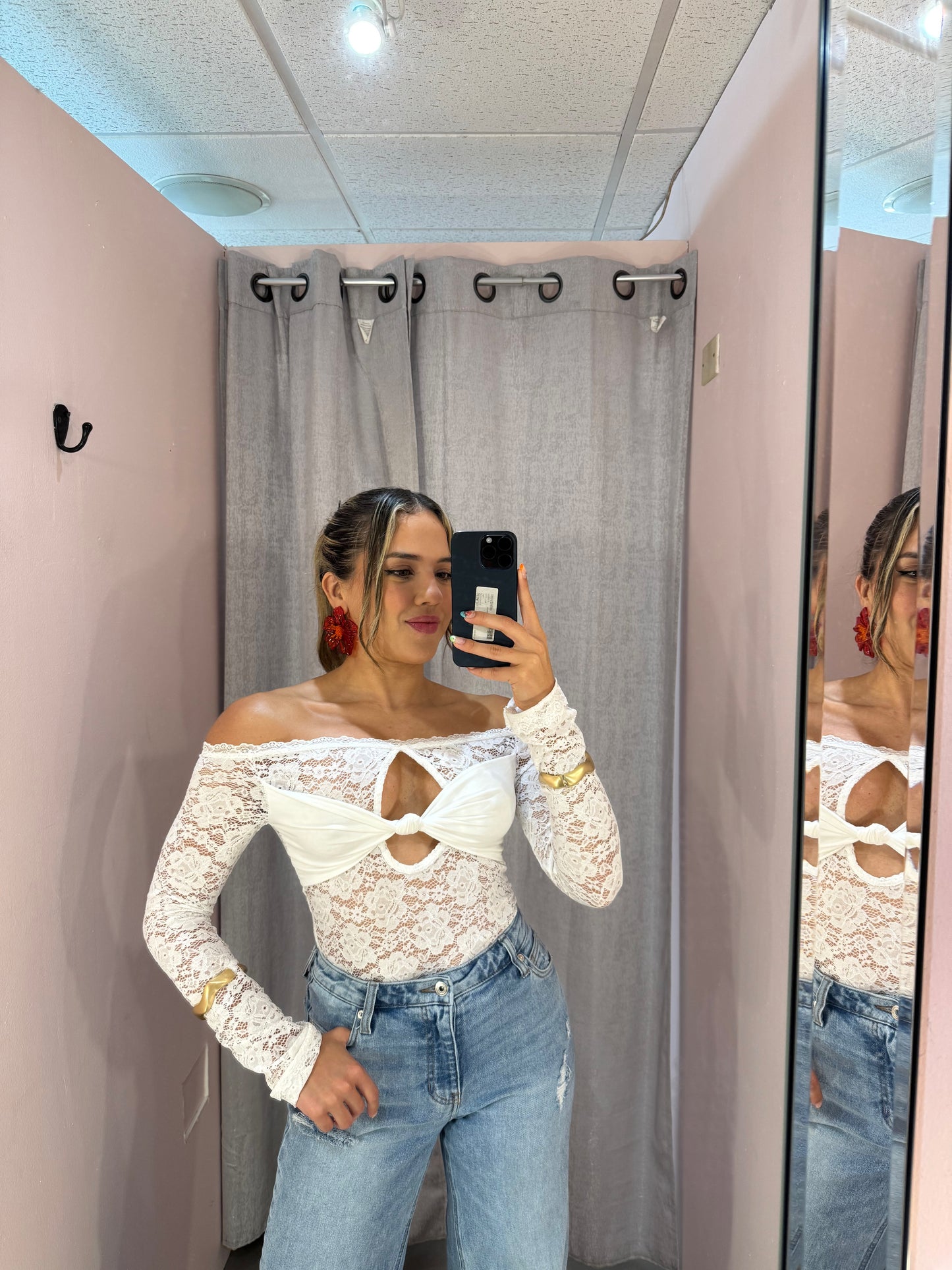 White Lace Top