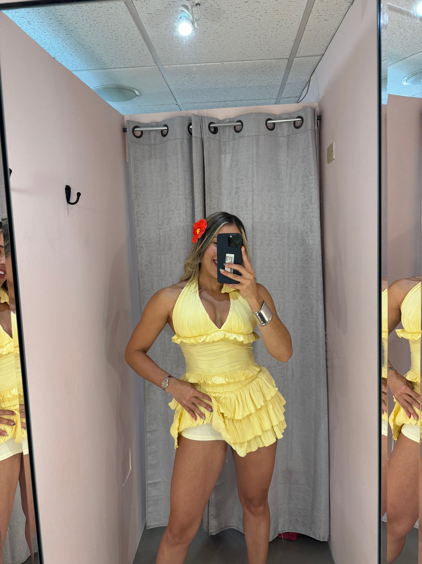 Yellow Set Skort