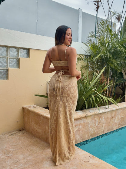 Bead Maxi Dress
