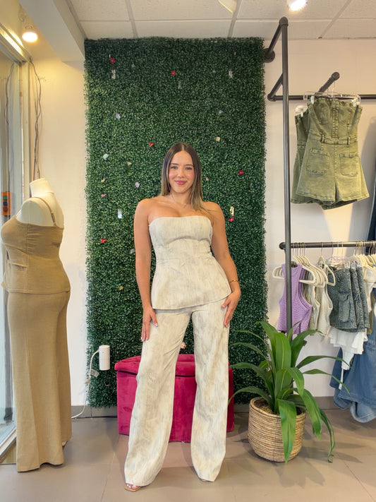 Mayra Strapless Set