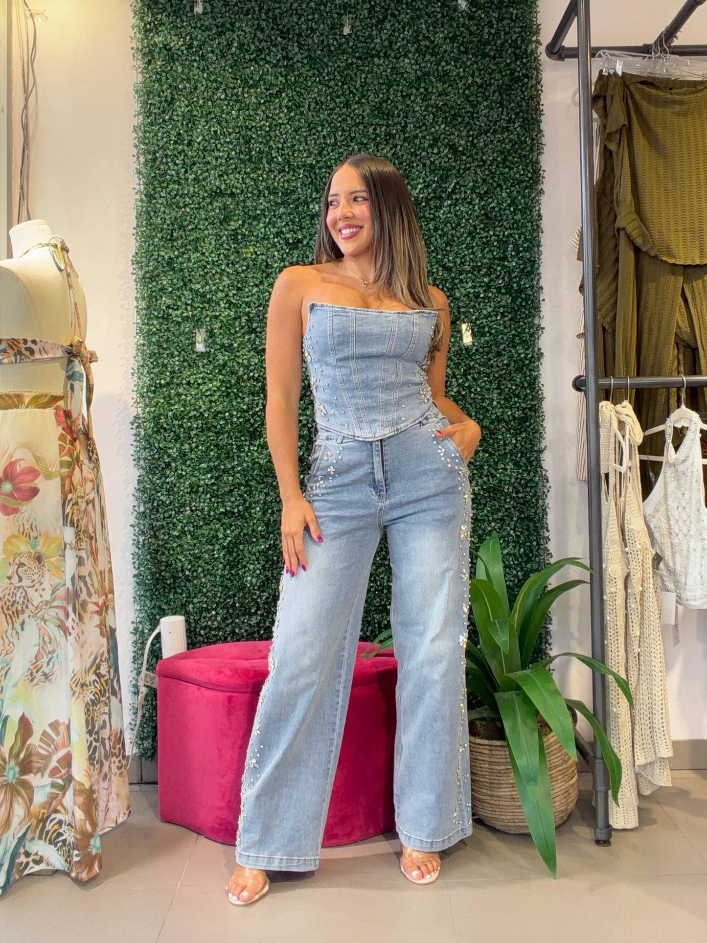 Denim Mika Set