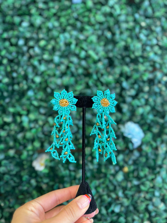 Aqua Earrings