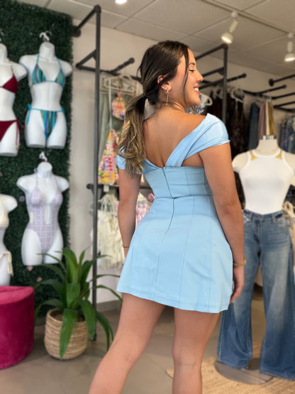 Mila Dress Blue