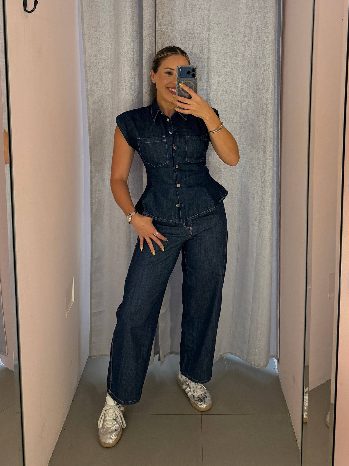 Navy/Pink Set