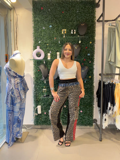 Animal Print Pants
