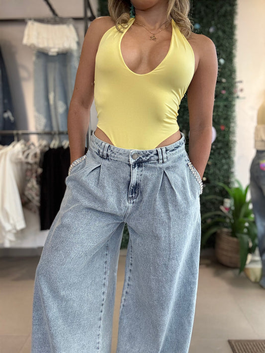Yellow Bodysuit