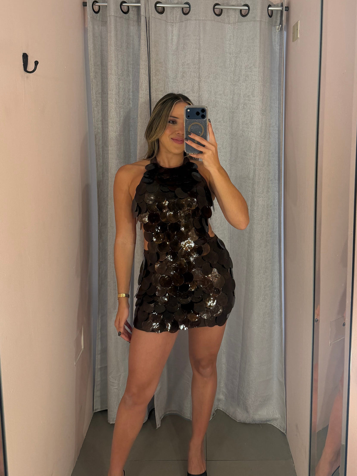 Shell Brown Dress