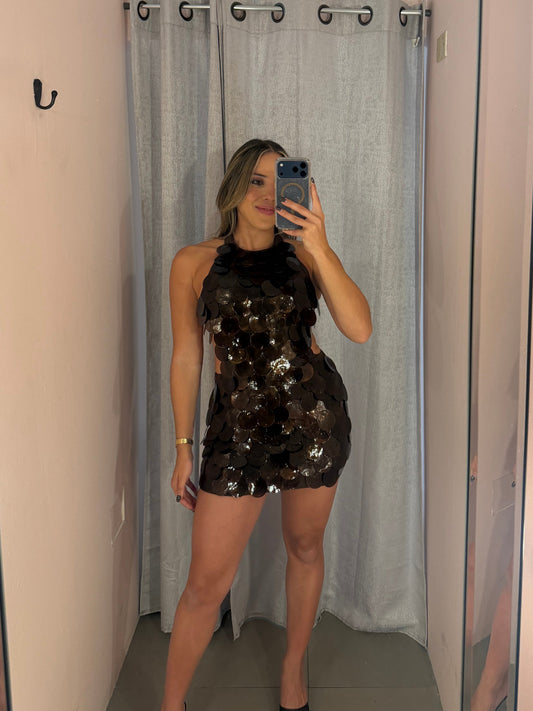 Shell Brown Dress