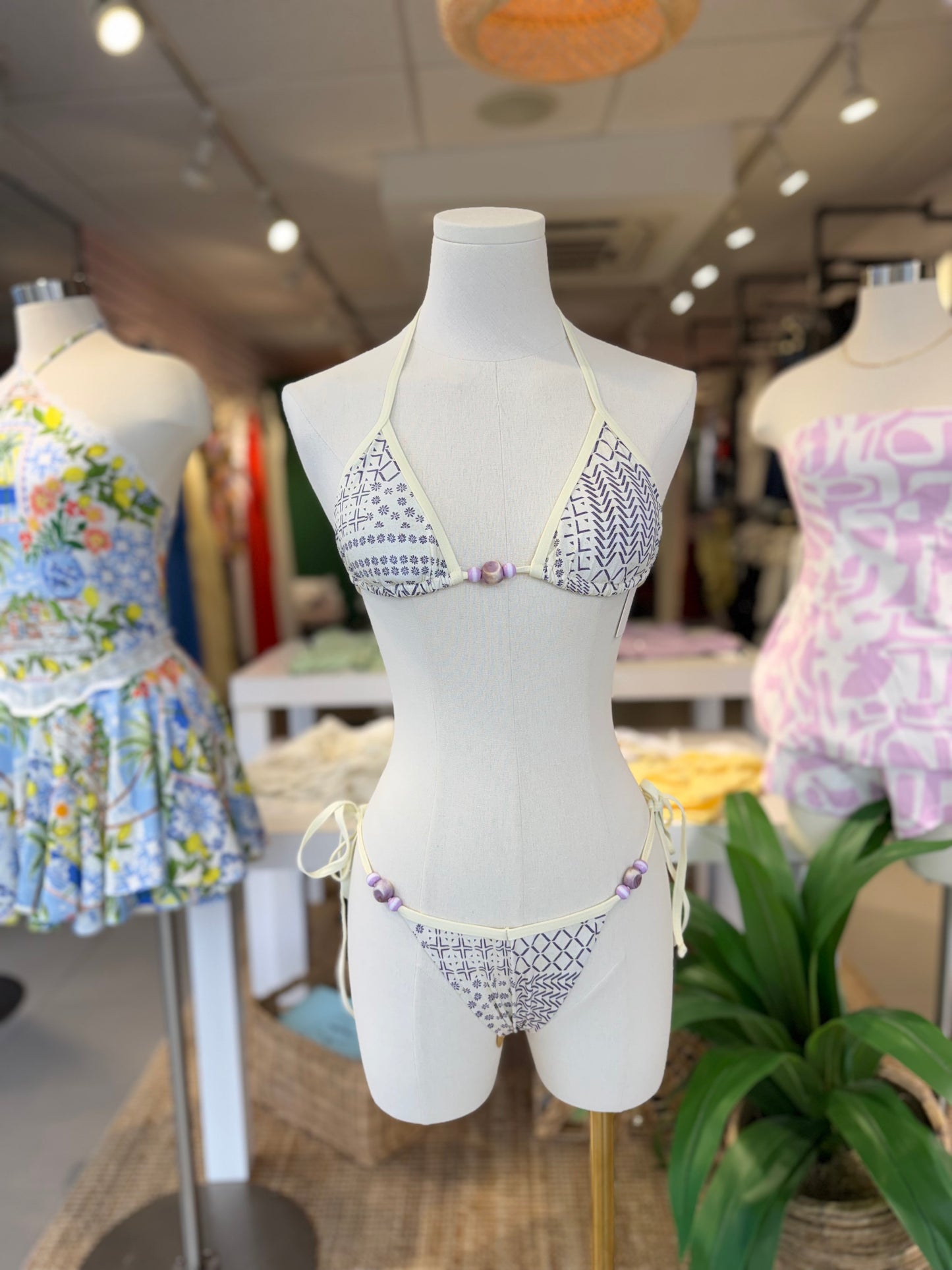 Geo Lilac Swim