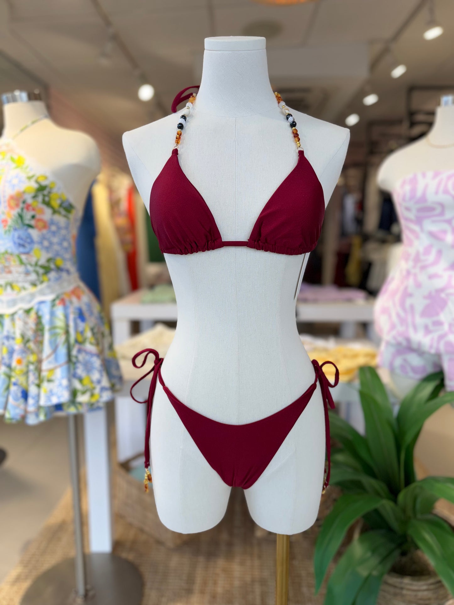 Burgundy Swim