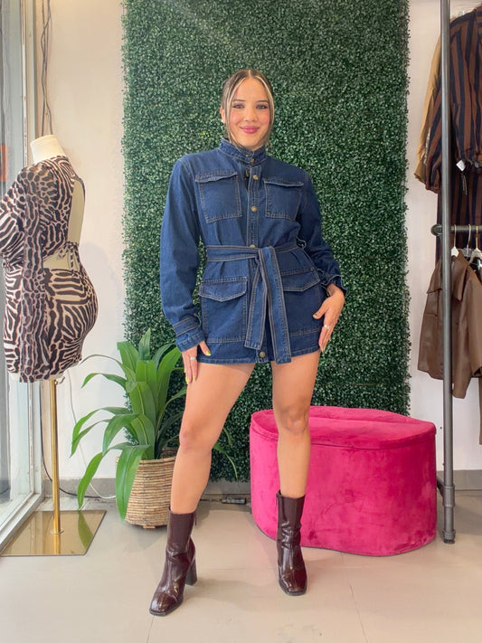 Jean Pocket Dress