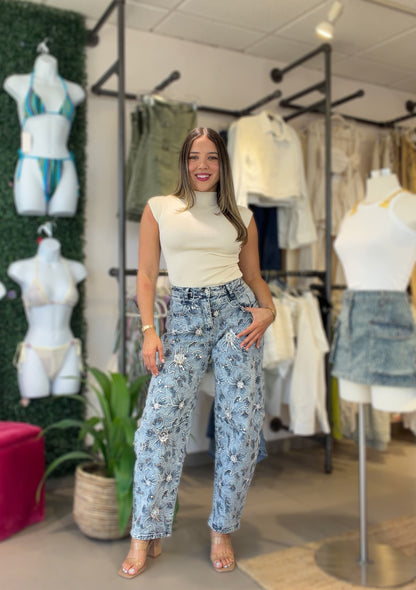 Karol Barrel Jeans