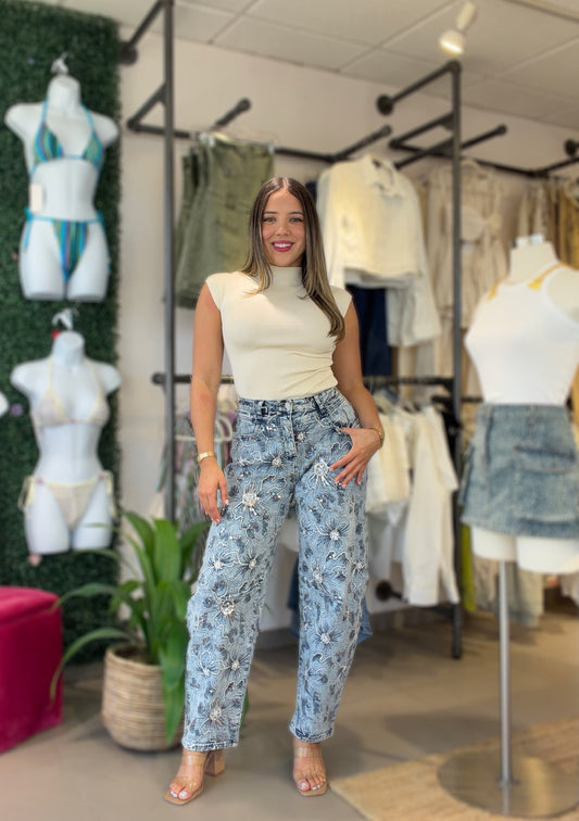 Karol Barrel Jeans