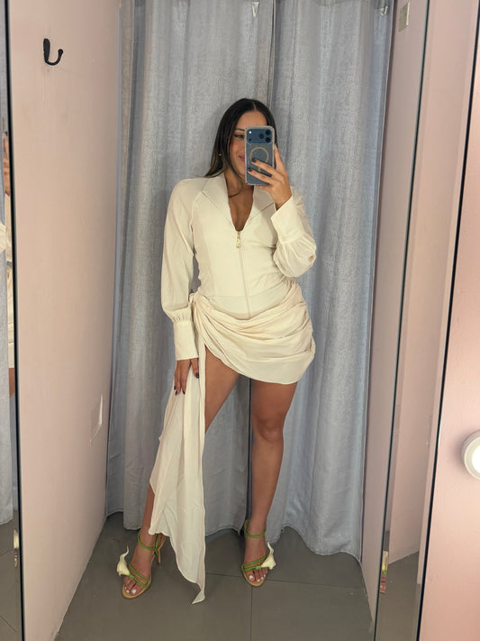 Beige Dress