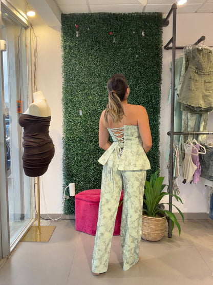 Sage Strapless Set