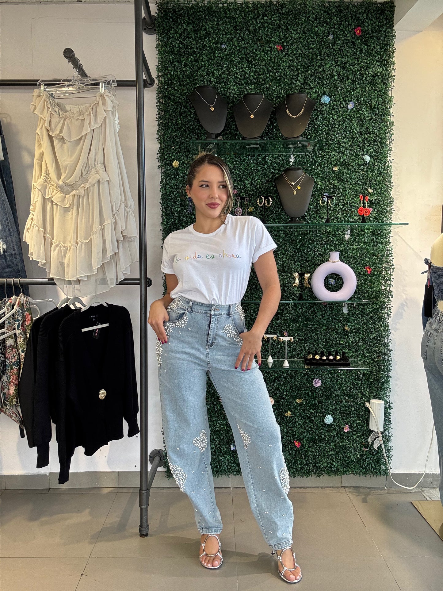 Pearl High Waisted Jeans