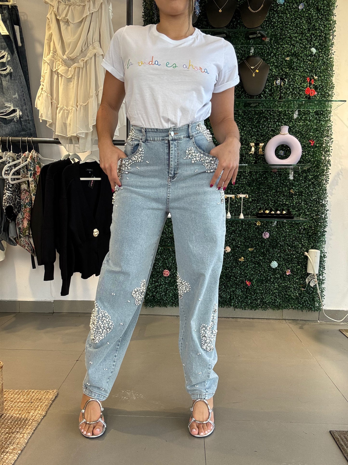 Pearl High Waisted Jeans