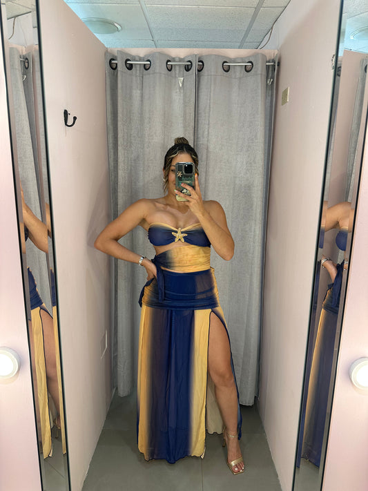 Star Maxi Dress Set