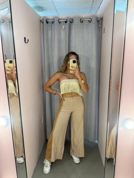 Fringe Cream Set