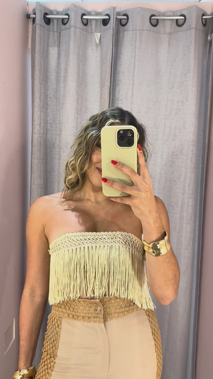 Fringe Cream Set