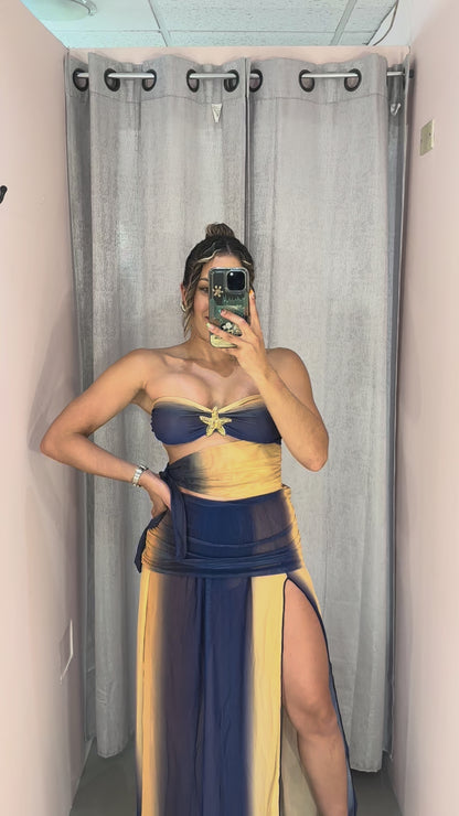 Star Maxi Dress Set