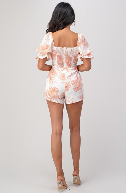 Mid Floral Romper