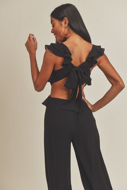 Black Cut Out Jumpsuit