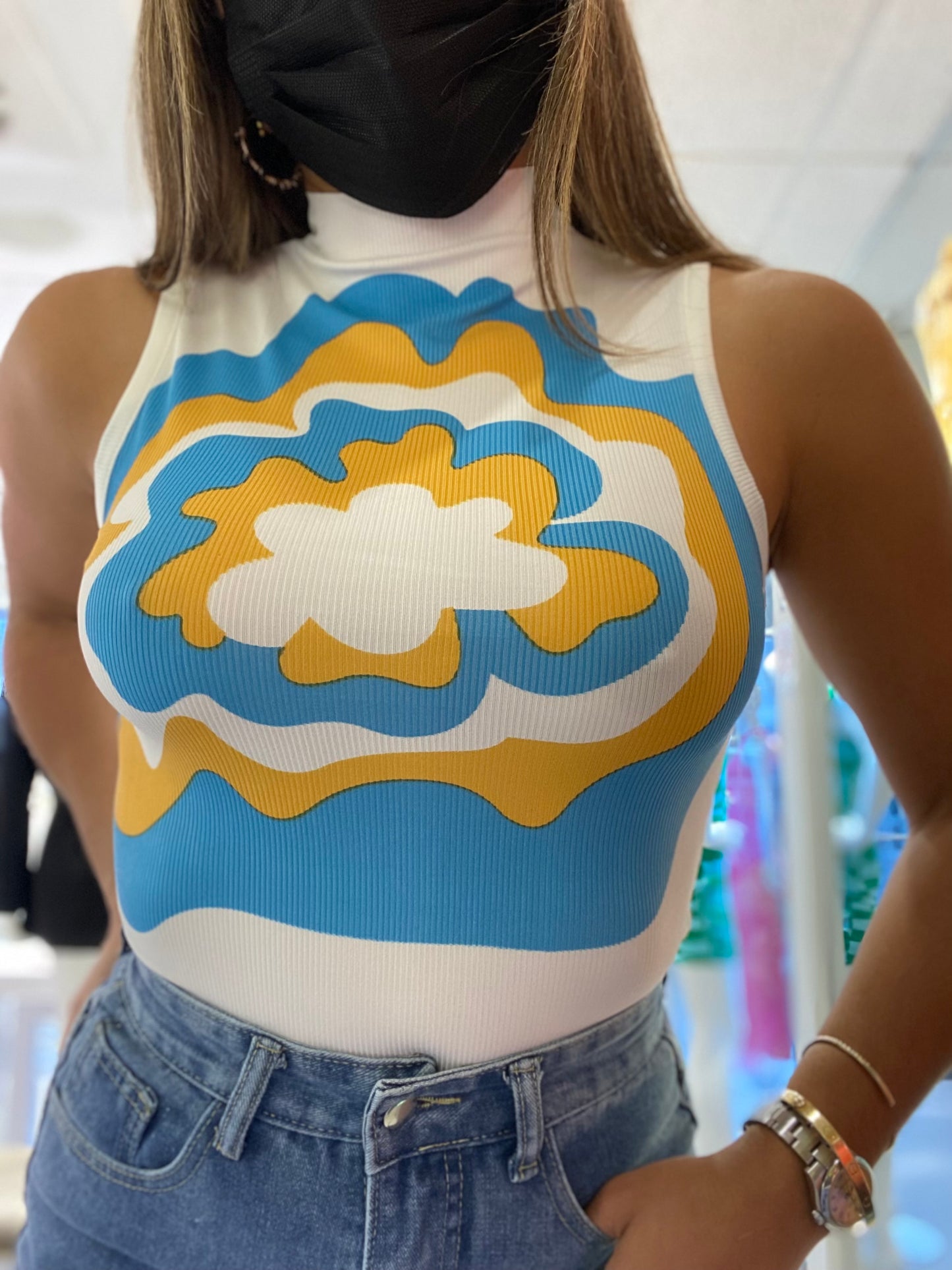 Flower Crop Top