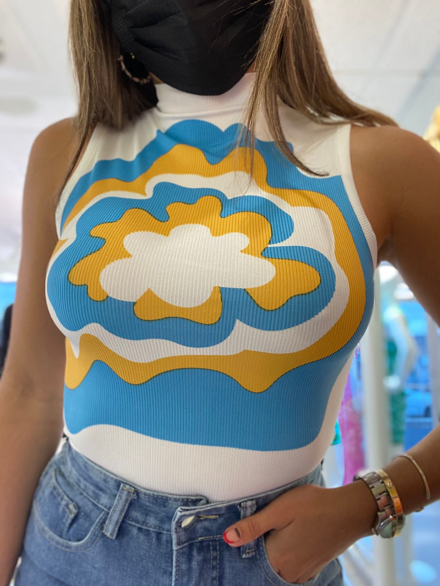 Flower Crop Top