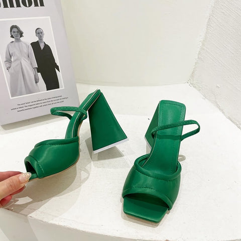 Green Silky Shoes