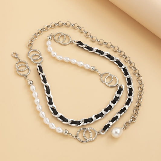 Black Silver Chain