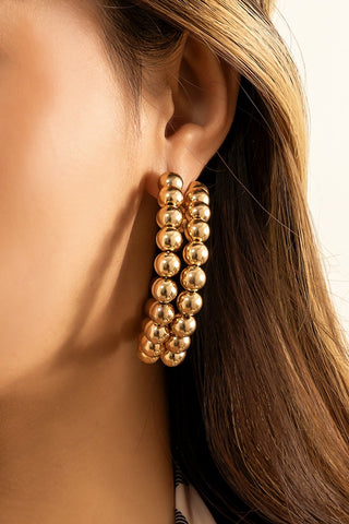 Spiral Gold Earrings