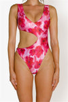 Floral Pink One Piece